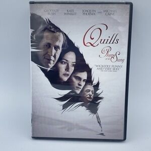 Quills DVD 2000‎ Geoffrey Rush Kate Winslet Joaquin Phoenix Michael Caine